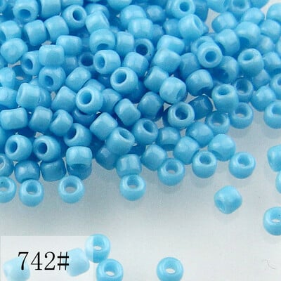 Veľkoobchodná podpora 2 mm 10 g/balenie sklenených krištáľových odevných korálok 19 farieb Odevné doplnky Šperky DIY remeselné doplnky