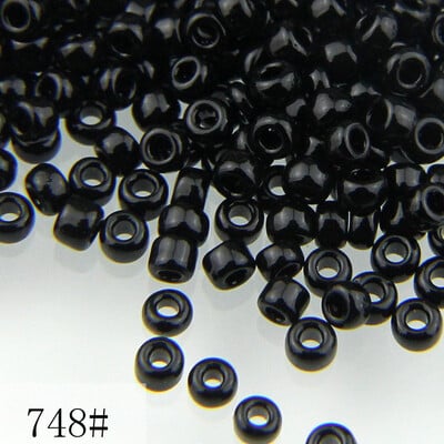 Veľkoobchodná podpora 2 mm 10 g/balenie sklenených krištáľových odevných korálok 19 farieb Odevné doplnky Šperky DIY remeselné doplnky