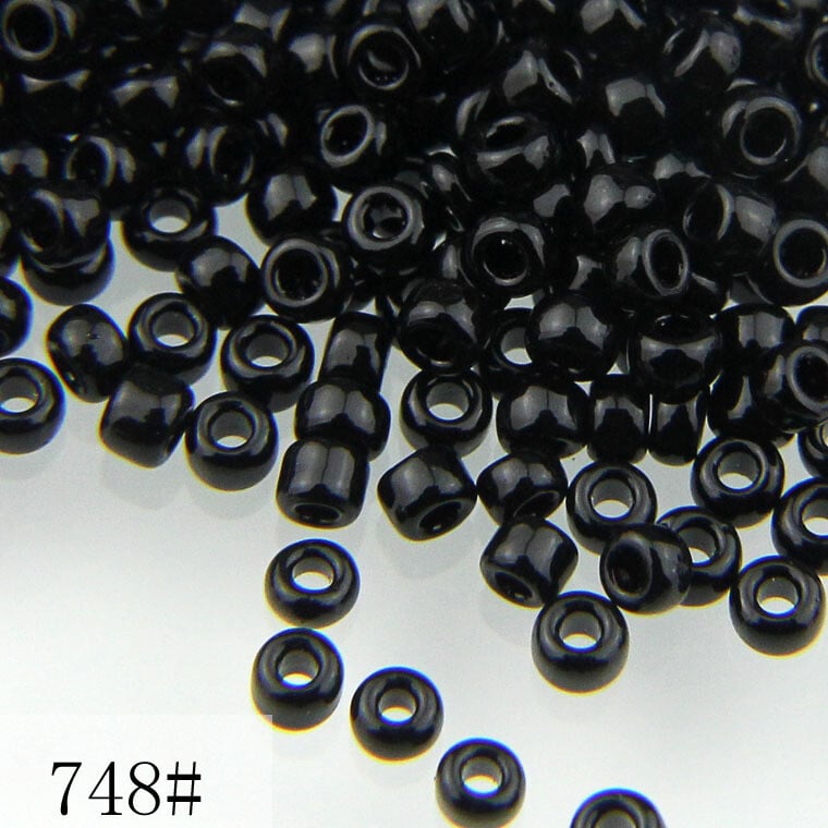 Veľkoobchodná podpora 2 mm 10 g/balenie sklenených krištáľových odevných korálok 19 farieb Odevné doplnky Šperky DIY remeselné doplnky