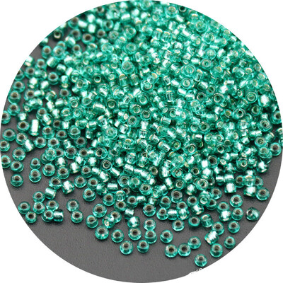 Aukštos kokybės 2/3/4 mm sudrėkintas sidabrinis stiklinis ryžių karoliukai palaidi karoliukai siuvinėjimas „pasidaryk pats“ karoliukų iškalimo medžiaga Naminiai papuošalų priedai