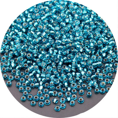 Aukštos kokybės 2/3/4 mm sudrėkintas sidabrinis stiklinis ryžių karoliukai palaidi karoliukai siuvinėjimas „pasidaryk pats“ karoliukų iškalimo medžiaga Naminiai papuošalų priedai