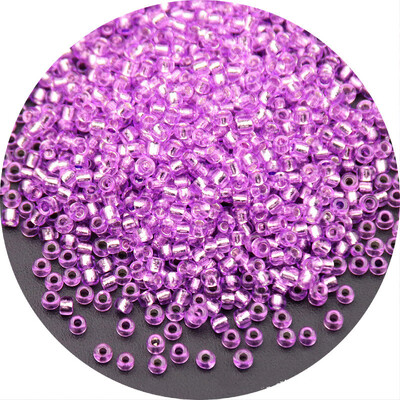 Aukštos kokybės 2/3/4 mm sudrėkintas sidabrinis stiklinis ryžių karoliukai palaidi karoliukai siuvinėjimas „pasidaryk pats“ karoliukų iškalimo medžiaga Naminiai papuošalų priedai