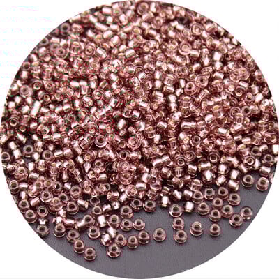 Aukštos kokybės 2/3/4 mm sudrėkintas sidabrinis stiklinis ryžių karoliukai palaidi karoliukai siuvinėjimas „pasidaryk pats“ karoliukų iškalimo medžiaga Naminiai papuošalų priedai