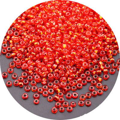 Aukštos kokybės 2/3/4 mm sudrėkintas sidabrinis stiklinis ryžių karoliukai palaidi karoliukai siuvinėjimas „pasidaryk pats“ karoliukų iškalimo medžiaga Naminiai papuošalų priedai