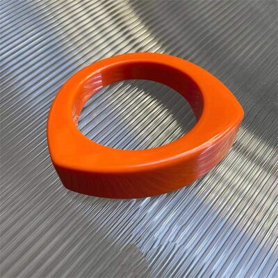 Divat-geometria szabálytalan színes gyanta akril mandzsetta karkötők nőknek Dopamin széles vastag karkötők bájos parti kézi ékszerek