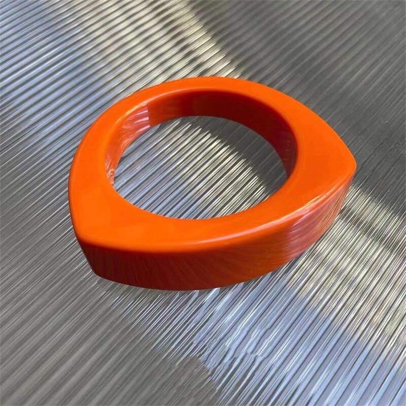 Divat-geometria szabálytalan színes gyanta akril mandzsetta karkötők nőknek Dopamin széles vastag karkötők bájos parti kézi ékszerek