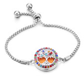 Cirkon u boji, narukvica za aromaterapiju Drvo života, podesivi raspršivač eteričnog ulja, medaljon za parfem, narukvica, modni ženski nakit