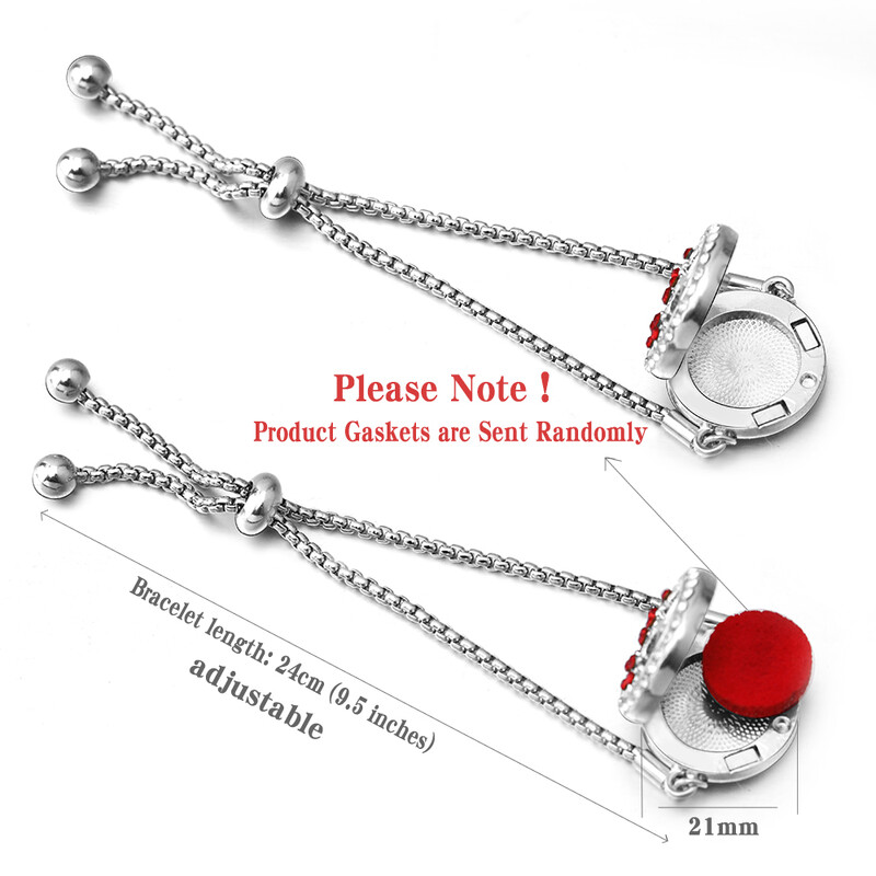 Cirkon u boji, narukvica za aromaterapiju Drvo života, podesivi raspršivač eteričnog ulja, medaljon za parfem, narukvica, modni ženski nakit