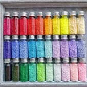20g 2mm/tuba Japonsko YUXING miyuki 11/0 odolné proti opotrebovaniu nepriehľadné okrúhle dištančné korálky na výrobu šperkov svojpomocne