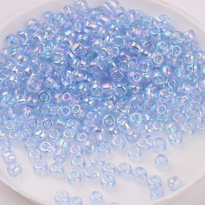 1,5 mm-es 2 mm-es 3 mm-es 4 mm-es távtartó üvegmaggyöngyök AB Színes cseh üveg maggyöngy kézzel készített ékszerekhez barkácsolás ruhakészítés varrógyöngy