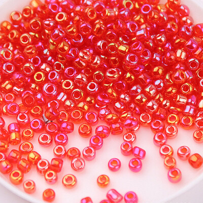 1,5 mm-es 2 mm-es 3 mm-es 4 mm-es távtartó üvegmaggyöngyök AB Színes cseh üveg maggyöngy kézzel készített ékszerekhez barkácsolás ruhakészítés varrógyöngy