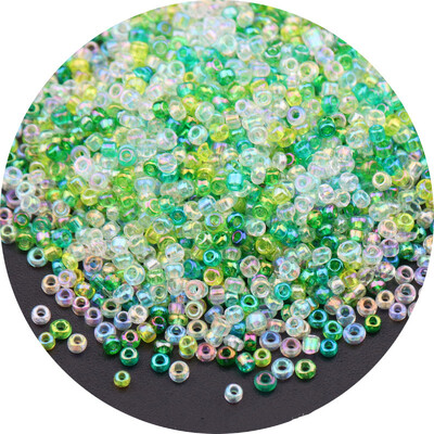1,5 mm-es 2 mm-es 3 mm-es 4 mm-es távtartó üvegmaggyöngyök AB Színes cseh üveg maggyöngy kézzel készített ékszerekhez barkácsolás ruhakészítés varrógyöngy