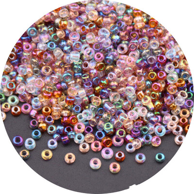 1,5 mm-es 2 mm-es 3 mm-es 4 mm-es távtartó üvegmaggyöngyök AB Színes cseh üveg maggyöngy kézzel készített ékszerekhez barkácsolás ruhakészítés varrógyöngy