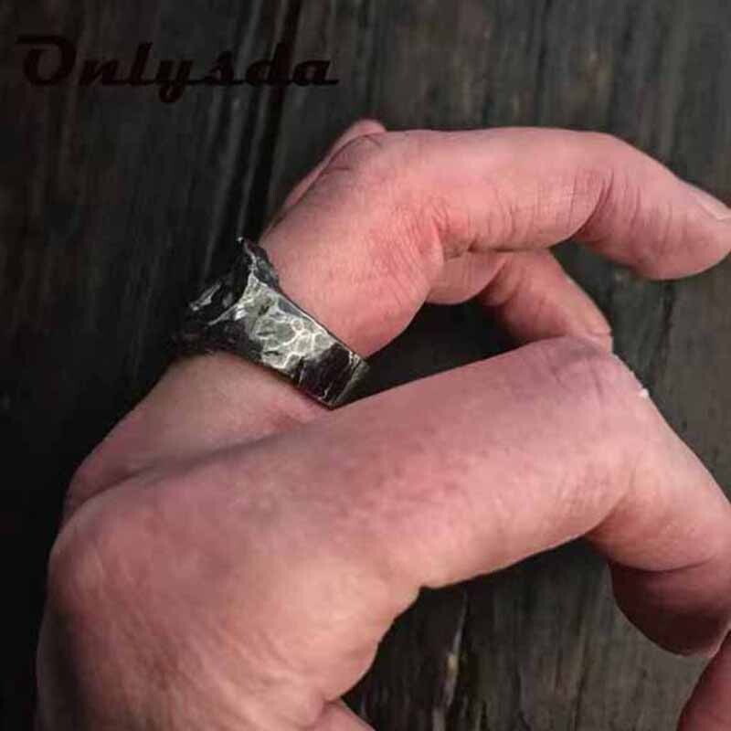 Inel de calvariu pentru bărbați, gotic, cu lună, pentru bărbați, motocicletă, pentru bărbați, gotic, din oțel inoxidabil, bijuterii pentru motociclete, cadou de Halloween