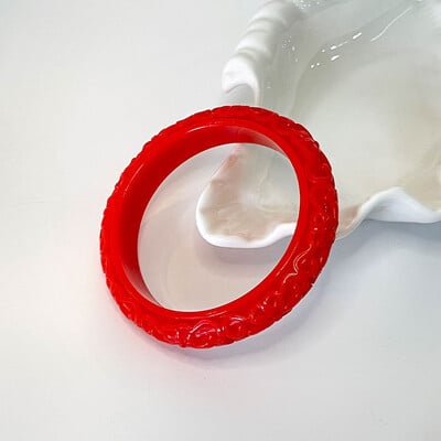 Nove moderne narukvice od crvene smole za žene, slatka narukvica s geometrijskim kvadratnim dizajnom, narukvica s šarmom za djevojke, modni nakit za vjenčanja