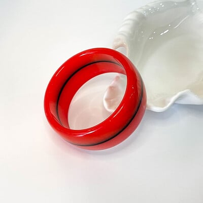 Nove moderne narukvice od crvene smole za žene, slatka narukvica s geometrijskim kvadratnim dizajnom, narukvica s šarmom za djevojke, modni nakit za vjenčanja