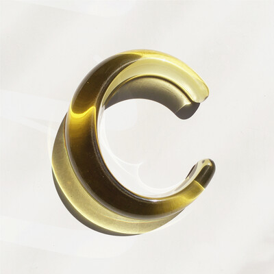 UJBOX Χονδρική 12 Χρώματα Κοσμήματα καρπού Μικρού μεγέθους 54mm Ακρυλική Ρητίνη Χονδροειδή Ανοιγόμενα βραχιόλια για Γυναικεία