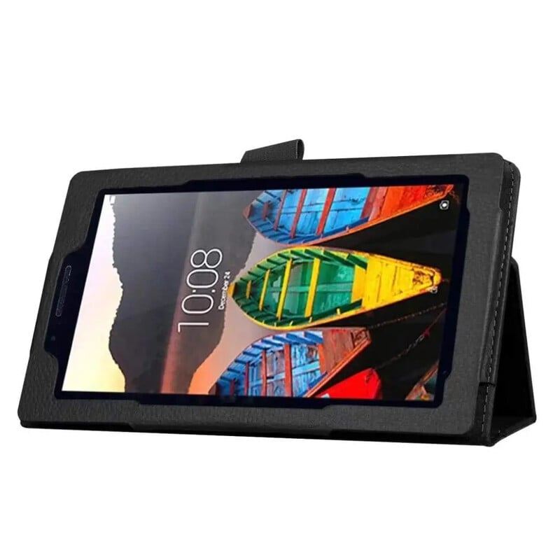 Ležérne pevné puzdro z PU kože, ochranný stojan, kryt pre Lenovo Tab3 Tab 3 7 730 730F 730M 730X TB3-730F TB3-730M 7" tablet