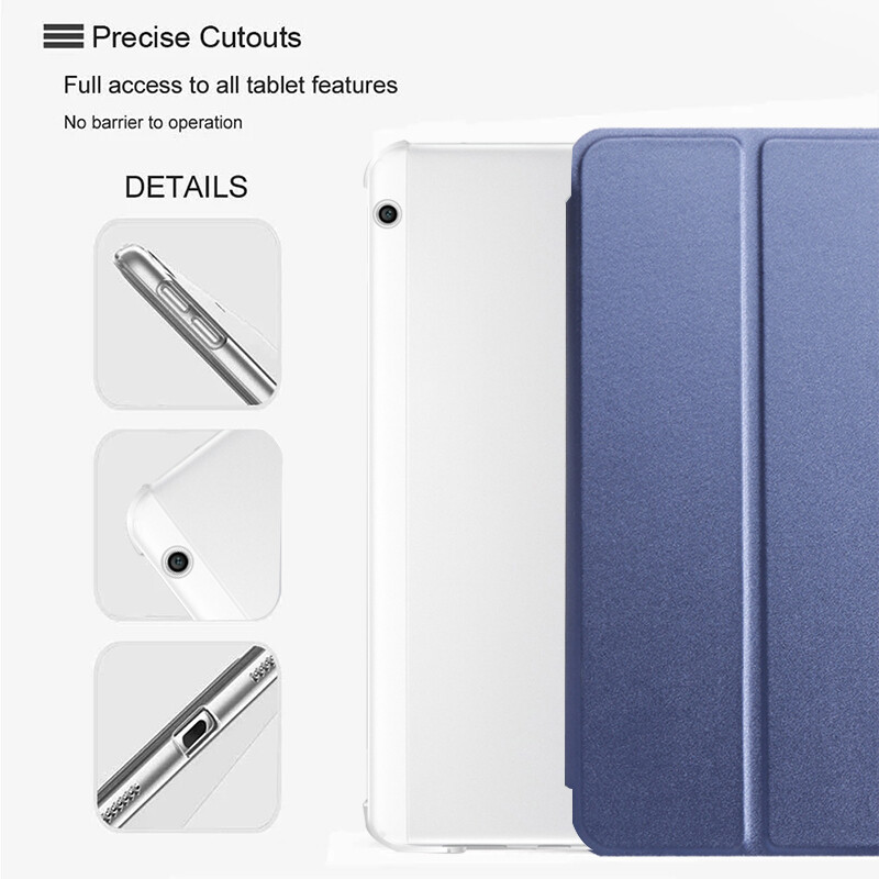 Planšetinio kompiuterio dėklas, skirtas Huawei MediaPad T5 10 AGS2-L09/W09/L03 Funda PU Odinis Smart Stand dangtelis, skirtas Huawei T5 10.1 Protective Shell