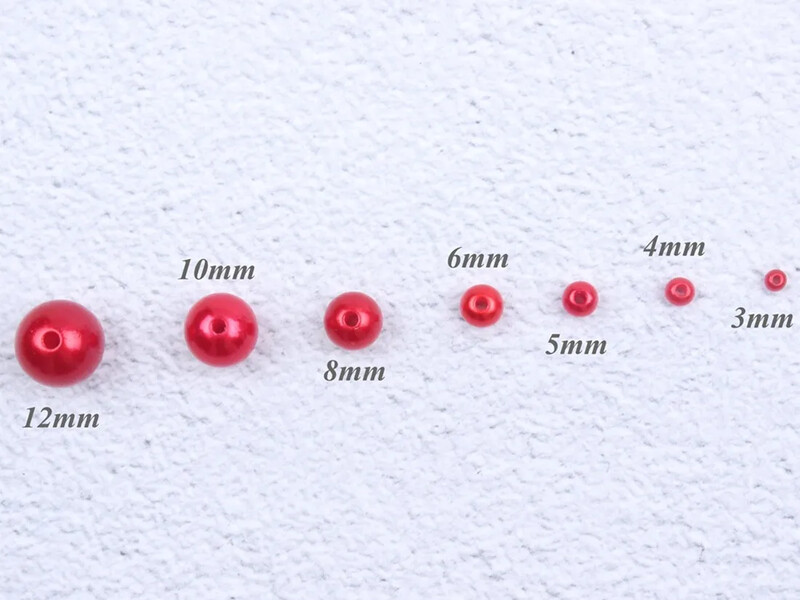 3 mm 4 mm 5 mm 6 mm 8 mm 10 mm 12 mm okruglog oblika ABS biserne perle za perle plastične proizvodne kuglice Ručno lemljenje