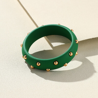 Naujos vintažinės dervos krištolinės apyrankės moterims korėjietiškos geometrinės plačios apvalios rankogalių apyrankės, žavios, madingos auksinės spalvos papuošalai