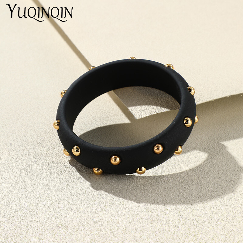 Naujos vintažinės dervos krištolinės apyrankės moterims korėjietiškos geometrinės plačios apvalios rankogalių apyrankės, žavios, madingos auksinės spalvos papuošalai