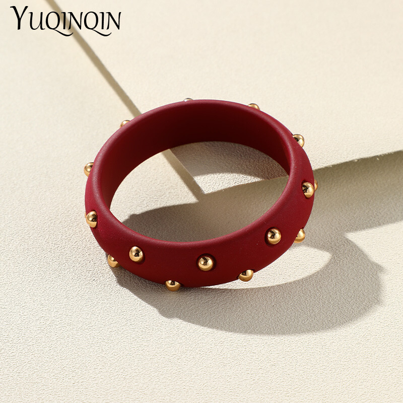 Naujos vintažinės dervos krištolinės apyrankės moterims korėjietiškos geometrinės plačios apvalios rankogalių apyrankės, žavios, madingos auksinės spalvos papuošalai