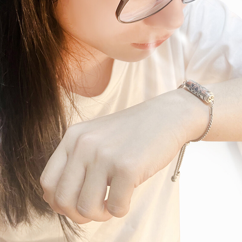 Aromaterapija Narukvica lančić od titanijskog čelika Narukvica od nehrđajućeg čelika Podesivi medaljoni za parfeme Difuzor eteričnog ulja Nakit