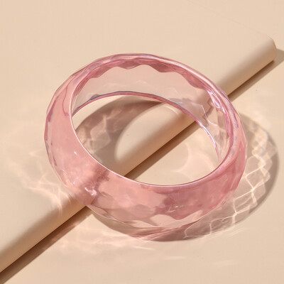 Brățări late colorate cu manșetă pentru femei Trending din rășină acrilică Punk Fete Brățară Brelocuri gotice Bijuterii de modă Cadouri