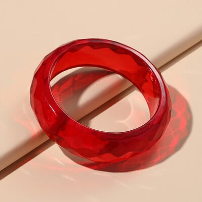 Brățări late colorate cu manșetă pentru femei Trending din rășină acrilică Punk Fete Brățară Brelocuri gotice Bijuterii de modă Cadouri