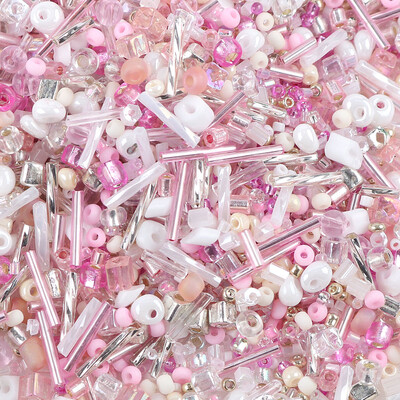 32 szín Üveggyöngyök Charm cseh lyukkal Üvegmag gyöngyök barkács karkötő gyöngyök ékszerkészítési kiegészítők E0333