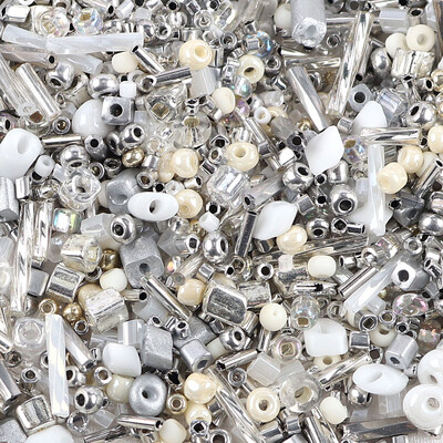 32 szín Üveggyöngyök Charm cseh lyukkal Üvegmag gyöngyök barkács karkötő gyöngyök ékszerkészítési kiegészítők E0333