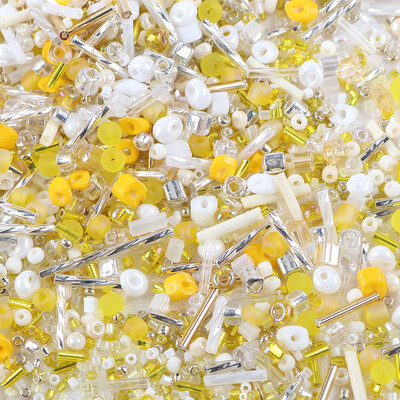 32 szín Üveggyöngyök Charm cseh lyukkal Üvegmag gyöngyök barkács karkötő gyöngyök ékszerkészítési kiegészítők E0333