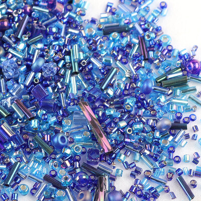 32 szín Üveggyöngyök Charm cseh lyukkal Üvegmag gyöngyök barkács karkötő gyöngyök ékszerkészítési kiegészítők E0333