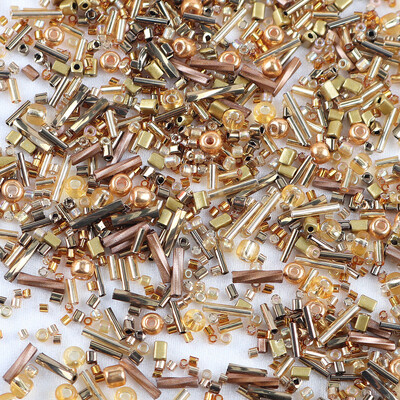 32 szín Üveggyöngyök Charm cseh lyukkal Üvegmag gyöngyök barkács karkötő gyöngyök ékszerkészítési kiegészítők E0333