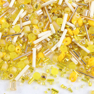 32 szín Üveggyöngyök Charm cseh lyukkal Üvegmag gyöngyök barkács karkötő gyöngyök ékszerkészítési kiegészítők E0333