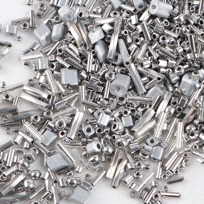 32 szín Üveggyöngyök Charm cseh lyukkal Üvegmag gyöngyök barkács karkötő gyöngyök ékszerkészítési kiegészítők E0333