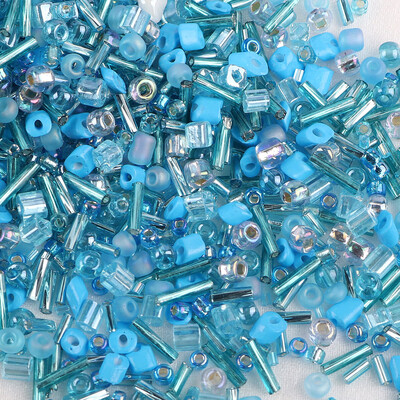 32 szín Üveggyöngyök Charm cseh lyukkal Üvegmag gyöngyök barkács karkötő gyöngyök ékszerkészítési kiegészítők E0333