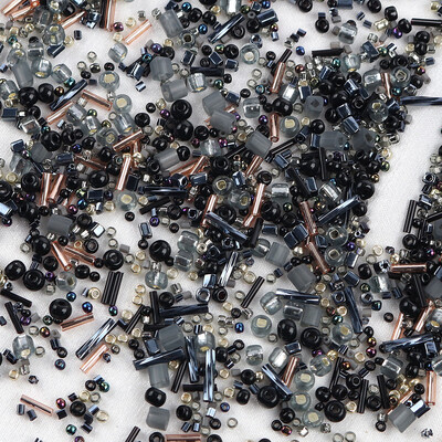 32 szín Üveggyöngyök Charm cseh lyukkal Üvegmag gyöngyök barkács karkötő gyöngyök ékszerkészítési kiegészítők E0333