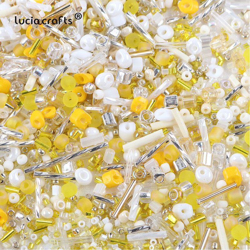 32 szín Üveggyöngyök Charm cseh lyukkal Üvegmag gyöngyök barkács karkötő gyöngyök ékszerkészítési kiegészítők E0333