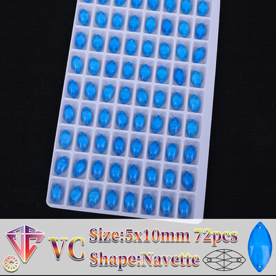 VC neon fluoreszkáló lószem varrni strasszra Navette varrás gyémánt üveg gyémánt lapos hátú barkács kiegészítők esküvő