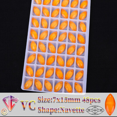 VC neon fluoreszkáló lószem varrni strasszra Navette varrás gyémánt üveg gyémánt lapos hátú barkács kiegészítők esküvő