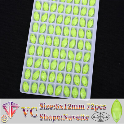 VC neon fluoreszkáló lószem varrni strasszra Navette varrás gyémánt üveg gyémánt lapos hátú barkács kiegészítők esküvő