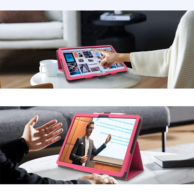 Prikladno za DOOGEE U10 tablet zaštitnu futrolu, jednobojna PU koža 10,1 inča, otporna na pad i izdržljiva