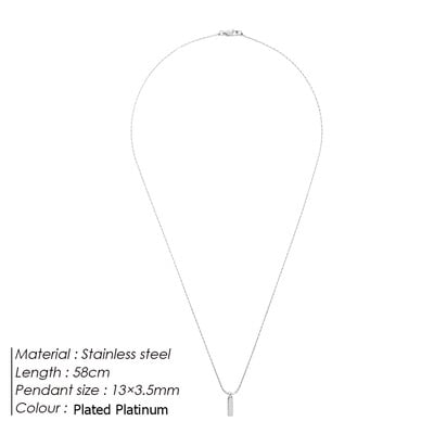 férfi ékszerek divat trend rozsdamentes acél nyaklánc 1 mm-es drótlánc csont lánc egyszerű ékszer nagykereskedés színvesztés nélkül vízálló