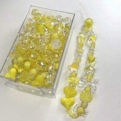 50/100g UV, kovová DIY ručne vyrobená materiálová taška retiazka na mobilný telefón šnúrka korálkový materiál luxusný tovar zmiešané šperky doplnky