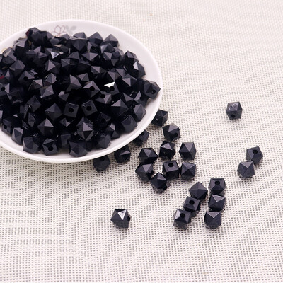 500g ručne korálkované DIY diamantové korálky tkané z gypsofily 10mm priehľadné štvorcové korálky tkané akrylové korálky voľné korálky na remeslá