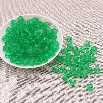 500g ručne korálkované DIY diamantové korálky tkané z gypsofily 10mm priehľadné štvorcové korálky tkané akrylové korálky voľné korálky na remeslá