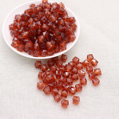 500g ručne korálkované DIY diamantové korálky tkané z gypsofily 10mm priehľadné štvorcové korálky tkané akrylové korálky voľné korálky na remeslá