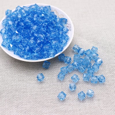 500g ručne korálkované DIY diamantové korálky tkané z gypsofily 10mm priehľadné štvorcové korálky tkané akrylové korálky voľné korálky na remeslá